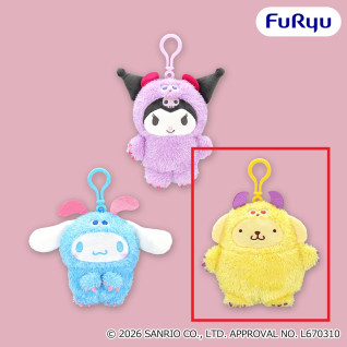 サンリオキャラクターズ　くりっぴぃ　ぬいぐるみ～もじゃもじゃモンスター～　Ｃ