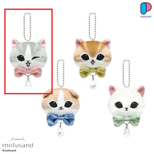 ｍｏｆｕｓａｎｄ　ビジューつきおかおマスコット　Ａ