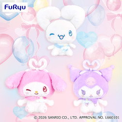 サンリオキャラクターズ　ぷんわりハートフルバルーンＢＩＧぬいぐるみ