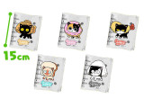 GACHA BAD CATS 透明貼紙簿 A7尺寸
