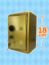 ミニチュア金庫バンクＧＯＬＤ