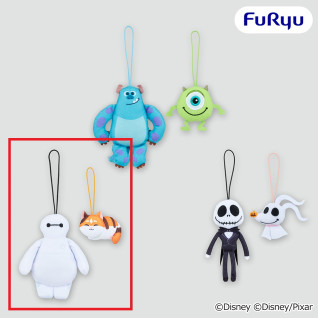 ディズニー＆ピクサーキャラクター　ぺたっとペアマスコット　Ａ