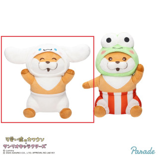 可愛い嘘のカワウソ×サンリオキャラクターズ　ＢＩＧぬいぐるみ③　Ａ