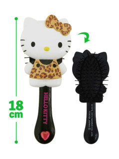 Sanrio - Die-cut Hair Brush Leopard Pattern A