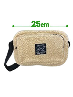 スヌーピーもこもこショルダーバッグ　Ａ