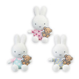 米菲 抱抱小熊坐姿玩偶36cm