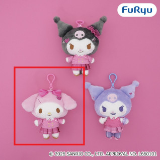 マイメロディ・クロミ　くりっぴぃ　ぬいぐるみ～エンジョイスクール～　Ａ