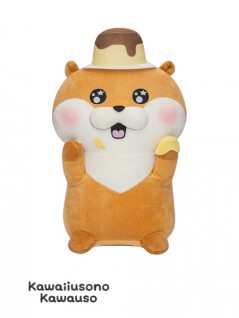 可愛い嘘のカワウソ　プリンちゃん大好きＢＩＧぬいぐるみ　Ａ