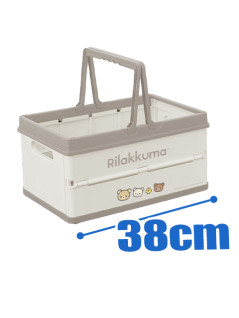 リラックマ　ＮＥＷ　ＢＡＳＩＣ　ＲＩＬＡＫＫＵＭＡ　折りたたみバスケット　Ａ