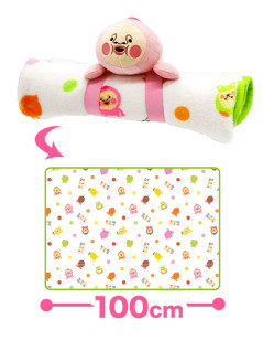 こびとづかんぬいぐるみ付きブランケット