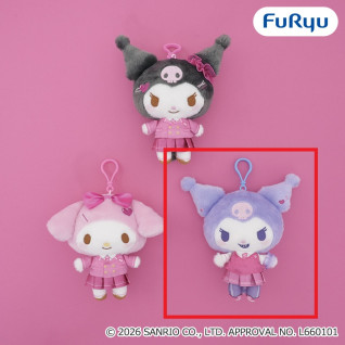 マイメロディ・クロミ　くりっぴぃ　ぬいぐるみ～エンジョイスクール～　Ｃ