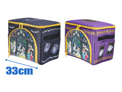 ミッキー＆フレンズ　ステンドグラスホラーナイト　ステンドグラス風クリア収納ケース