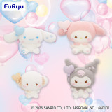 三麗鷗明星角色 牛奶絨 蓬鬆愛心氣球吉祥物