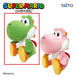 スーパーマリオ　特大サイズぬいぐるみ　おすわりヨッシー　Ａ