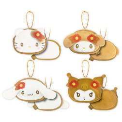 キティミニフェイスポーチ　ほうじ茶