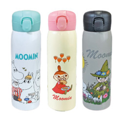 ムーミン　ワンプッシュステンレス水筒　５００ｍｌ
