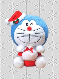 ドラえもん メガジャンボサンタコスチュームぬいぐるみ を投入いたしました 線上夾娃娃機 抓樂霸