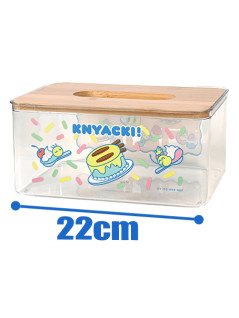 ニャッキ！　クリアティッシュケース