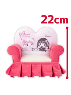 マイメロディ♡クロミ　月夜のメロクロソファー型ジュエリーボックス　Ａ