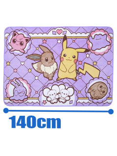 ポケットモンスター　プラチナムザッカｆｕｗａ＆ｈｕｇブランケット～ピカチュウ＆イーブイ～