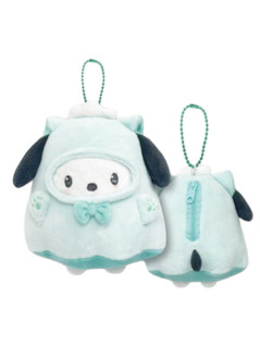 マスコットポーチ　ねこねこおばけ　ＳＲ　５種　Ｄ