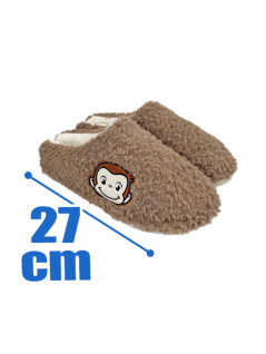 おさるのジョージ刺繍ルームスリッパ　Ｂ