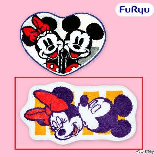 Mickey Mouse & Minnie Mouse - Friendly Die-Cut Tufted Mat B