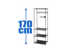 ハンガーポール付きマルチラック