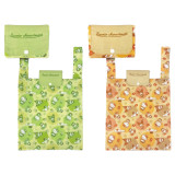 キティ折り畳みエコバッグ　ほうじ茶＆抹茶