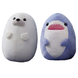 サメ＆あざらしたちっぱぬいぐるＢＩＧ