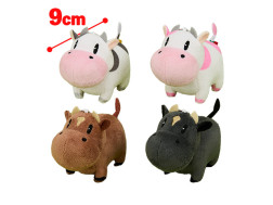 牧場物語　ボールチェーン付きウシさんなかよしぬいぐるみ