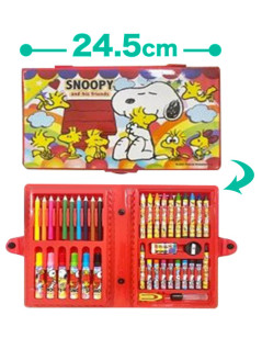 スヌーピーかわいい４２Ｐアートセット　Ａ