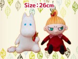 Moomin - Falling Leaves Dress Up Plushy Moomin & Little My