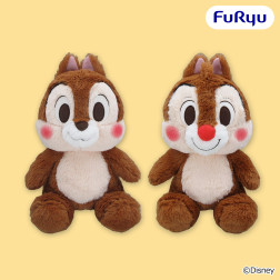 チップ＆デール　ＦｕｋｕＦｕｋｕ　ＢＩＧぬいぐるみ
