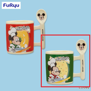 ミッキーマウス　Ｐｏｐ　Ｐｏｐ　Ｓｕｐｅｒｍａｒｋｅｔ！　スープ缶風マグカップ　Ｂ