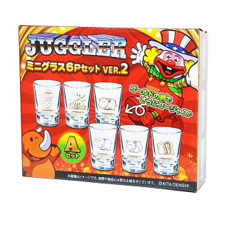 ジャグラー　ミニグラス６ＰセットＶｅｒ．２　Ａ