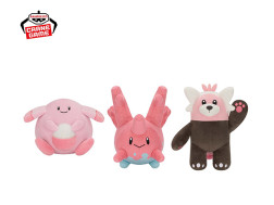 ポケットモンスター　カラーセレクションぬいぐるみ　ｐｉｎｋ～ラッキー・サニーゴ・キテルグマ～