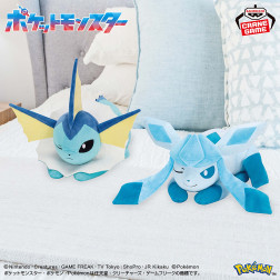 ポケットモンスター　もふぐっとぬいぐるみ　イーブイフレンズ～シャワーズ・グレイシア～おひるねｖｅｒ．