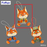 ズートピア　ＷＥ　ＬＯＶＥ　ＹＯＵ！　-Ｎｉｃｋ　Ｗｉｌｄｅ-　こてっとぺったんミニ　マスコット　Ａ