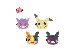 ポケットモンスター　フェイスぬいぐるみクリップ～ゲンガー・ミミッキュ・モルペコ（まんぷくもよう）・モルペコ（はらぺこもよう）～