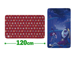 アメイジング　デジタル　サーカス　ワッペン風タグ付きもこもこブランケット