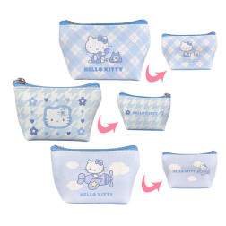 ハローキティみずいろ三角ポーチ