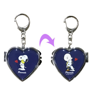 スヌーピーハートミラーキーホルダー　Ｂ