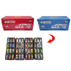 ４８プルバックカー　ｉｎ　コンテナＢＯＸ