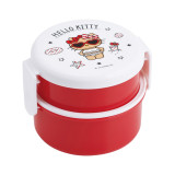 Hello Kitty - Round Lunch BOX 2-levels