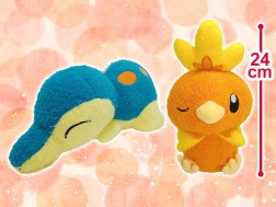 ポケットモンスター くつろぎタイム でっかいぬいぐるみ ヒノアラシ アチャモ オンラインクレーンゲーム トレバ