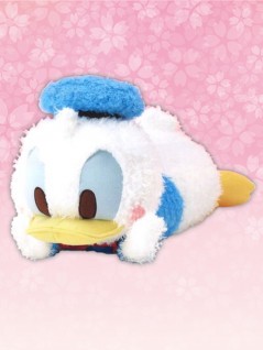 ドナルドダック 赤いほっぺ メガジャンボ寝そべりポーズふわろんぬいぐるみ を投入いたしました 線上夾娃娃機 抓樂霸
