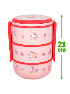 Hello Kitty - Fancy Snack Sweets 3-Tier Picnic Lunch Box