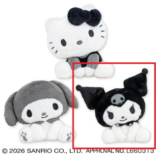 サンリオキャラクターズ　モノクロおすわりドールＢＩＧタイプ１　Ｂ