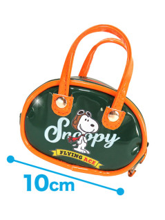 スヌーピーエナメルミニポーチ　Ａ